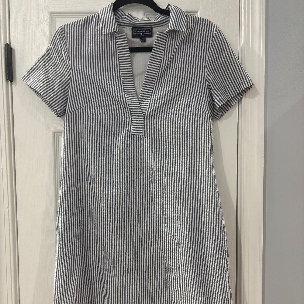 Striped Collared XS Dress from Duffield Lane